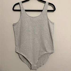 Grey Tank Top Bodysuit